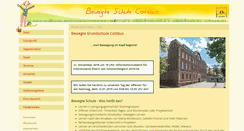 Desktop Screenshot of bewegte-schule-cottbus.de