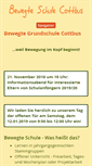 Mobile Screenshot of bewegte-schule-cottbus.de