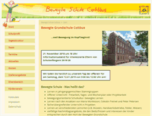 Tablet Screenshot of bewegte-schule-cottbus.de